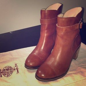 Wolverine leather booties